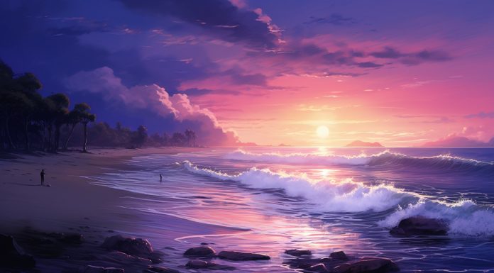 Sunset at Vietnamse Beach