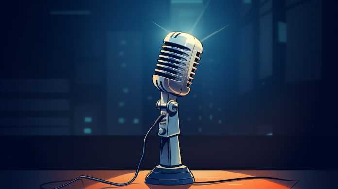 microphone A desk microphone