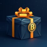 A gift wrapped in bitcoin paper