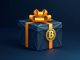 A gift wrapped in bitcoin paper