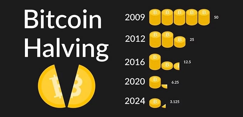 Bitcoin halving giảm một nửa số phần thưởng của các thợ đào