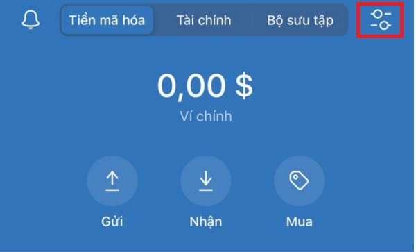 Chọn biểu tượng bộ lọc