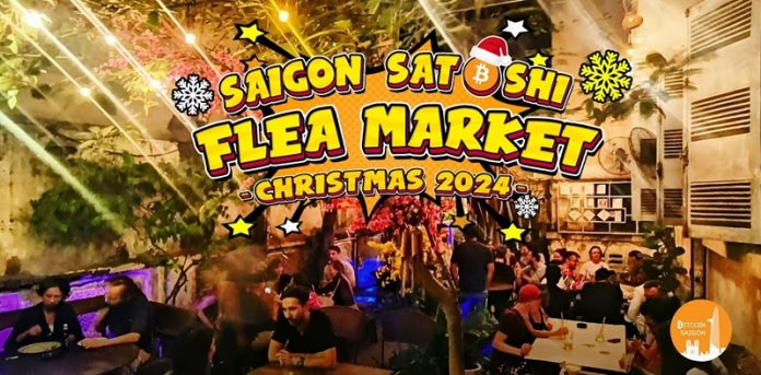 BitcoinVN Booth at the upcoming Satoshi Christmas Flea Market in Saigon