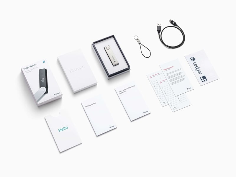 Những vật dụng quan trọng trong ví Ledger Nano X