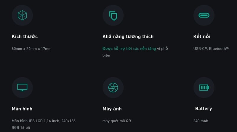 Blockstream Jade Hardware Wallet Specifications
