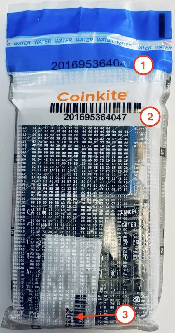 Bag Code thường xuất hiện ở 1 trong 3 vị trí này