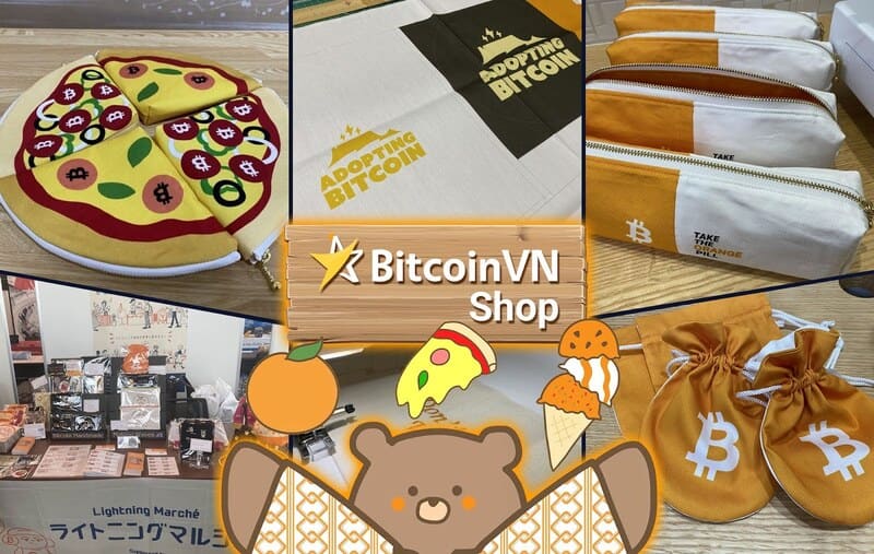 Japanese Bitcoin crafts by Minami at BitcoinVN Shop