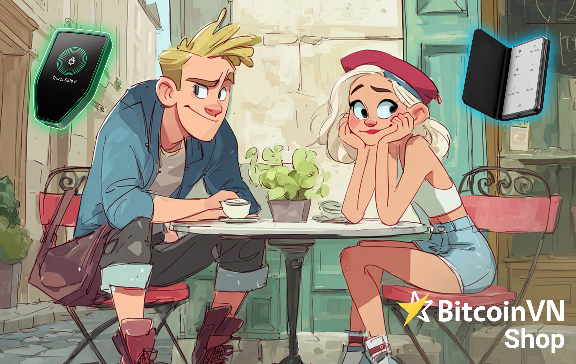 Ledger 和Trezor 硬件钱包对比：该买哪一款？ - BitcoinVN Shop